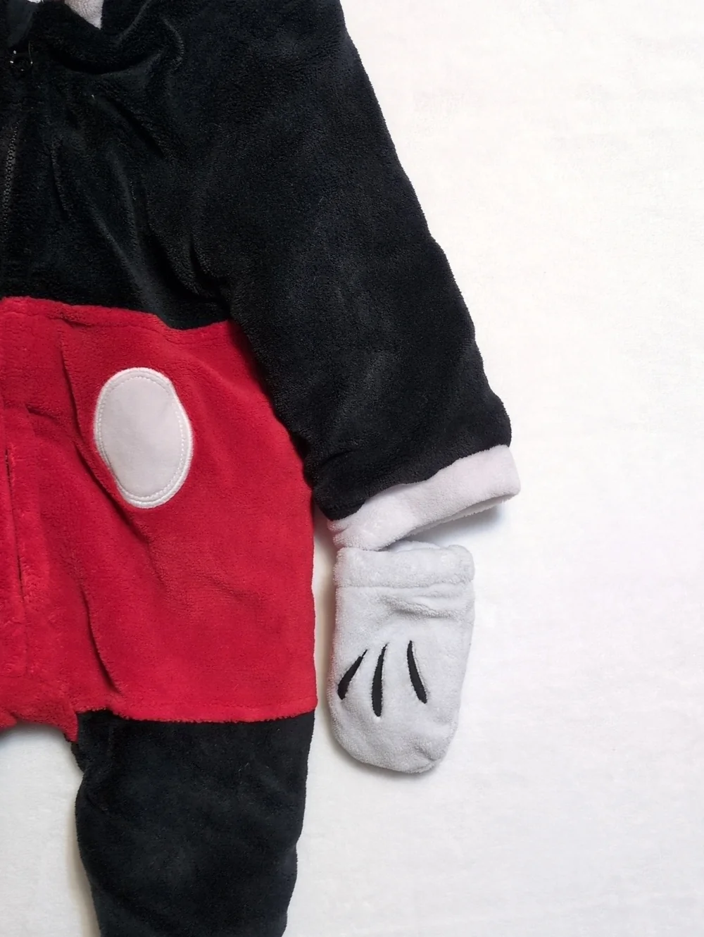 Disney Baby Mickey Mouse Plush Fleece Costume One Piece 18-24M Infant Dress Up